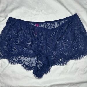 Adore Me Navy Lace Boyshort
